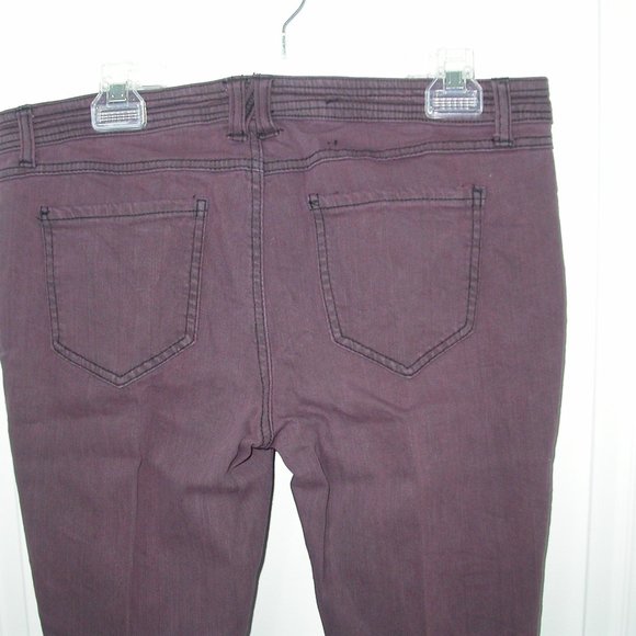 Maroon Jeans/Leggings - Picture 8 of 9